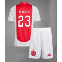 Dres Ajax Steven Berghuis #23 Domaci za djecu 2024-25 Kratak Rukav (+ kratke hlače)